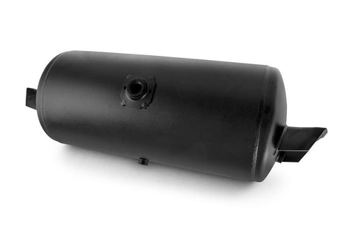 Tramec Black Coated Steel Air Tank Air Tank, 9.5" Diameter, 3/4" (2) Main Ports, 3/8" (2) End Ports, 1490 cu in