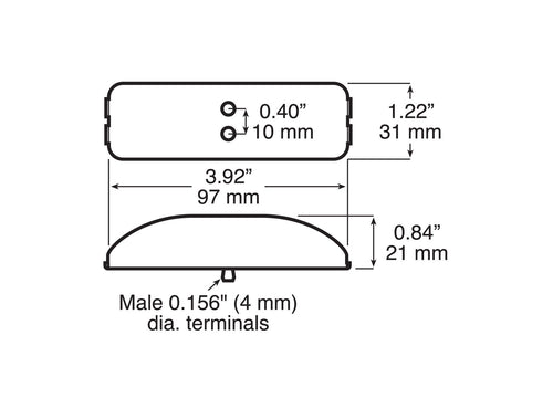 Peterson Clearance/Side Marker Led Light Amber Kit