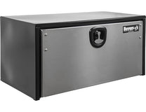 24x24x36 Inch Black Steel Truck Box With Stainless Steel Door