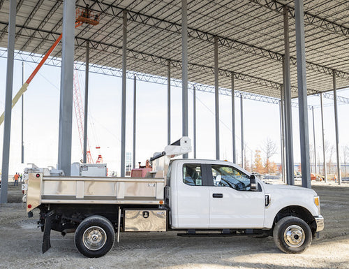 Buyers 14x16x24 Inch Black Steel Truck Box With Stainless Steel Door