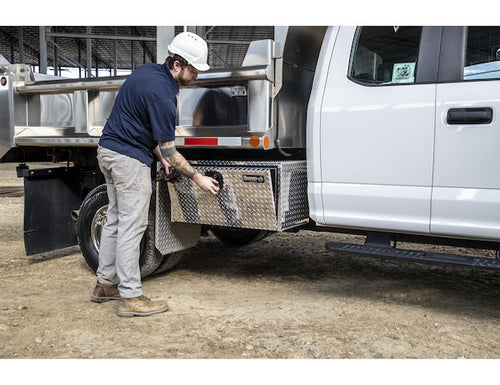 Buyers 14x12x24 Inch Diamond Tread Aluminum Underbody Truck Box