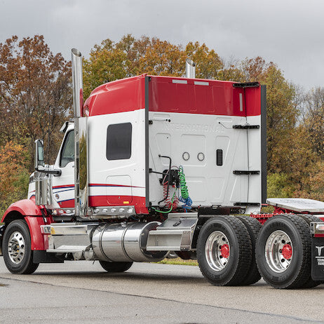 Buyers Heavy Duty Smooth Aluminum WideOpen™ Step Boxes for Semi Trucks - 36 Inch Width