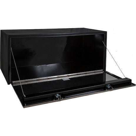 Buyers 18X24X48 Inch Black Steel Truck Box With Stainless Steel Door