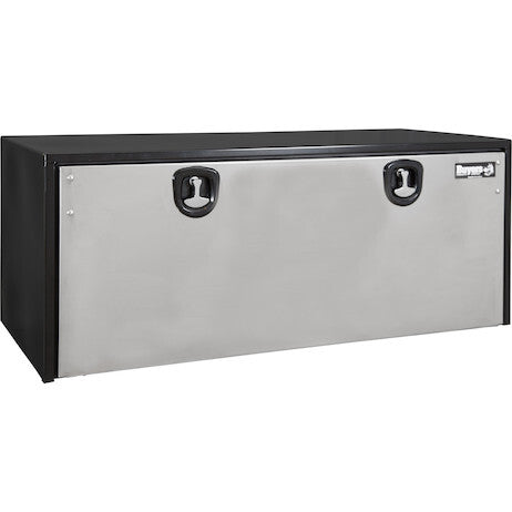Buyers 18X24X48 Inch Black Steel Truck Box With Stainless Steel Door