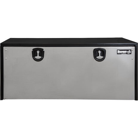 Buyers 18X24X48 Inch Black Steel Truck Box With Stainless Steel Door