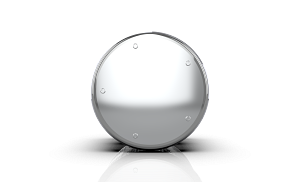 Hybrid Rear Steer Wheel Cover Kit Tapared Chrome 4PK