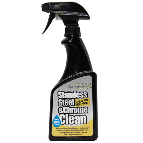 Flitz Stainless Steel & Chrome Cleaner 16oz Bottle
