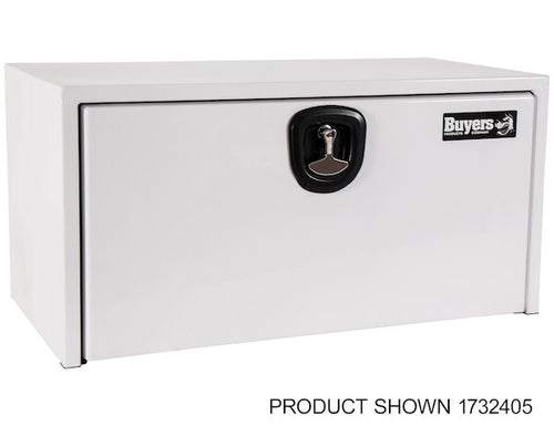 18x18x30 Inch White Steel Underbody Truck tool Box With 3-Point Latch