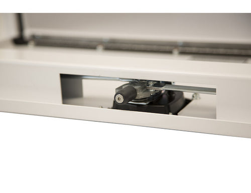 24x24x24 Inch White Steel Underbody Truck Box With 3-Point Latch