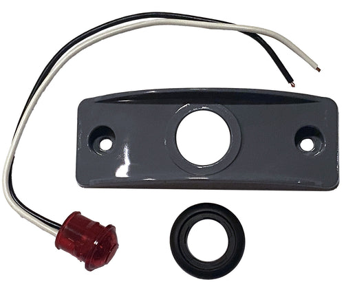 Peterson Red 3/4 inch PC-Rated Clearance & Side Marker Bracket kit