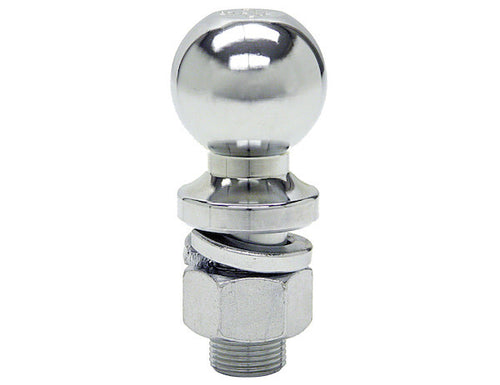 2 Inch Chrome Hitch Ball With 3/4 Inch Shank Diameter x 2-1/8 Inch Long
