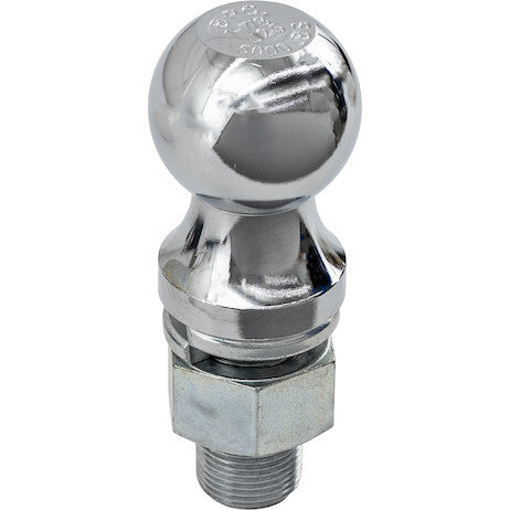 1-7/8 Inch Chrome Hitch Ball With 1 Inch Shank Diameter x 2-1/8 Inch Long