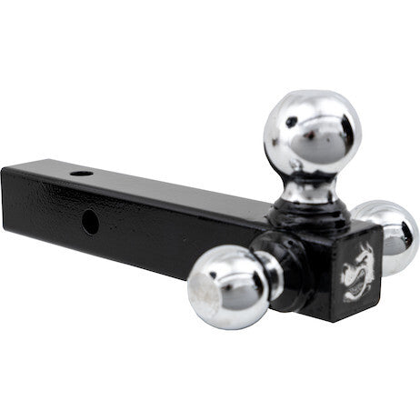 Buyers Tri-Ball Hitch Solid Shank With Chrome Balls 2 in. shaft.