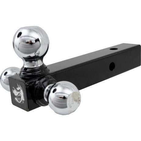 Buyers Tri-Ball Hitch Solid Shank With Chrome Balls 2 in. shaft.