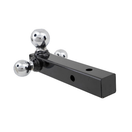 Buyers Tri-Ball Hitch Solid Shank With Chrome Balls 2 in. shaft.