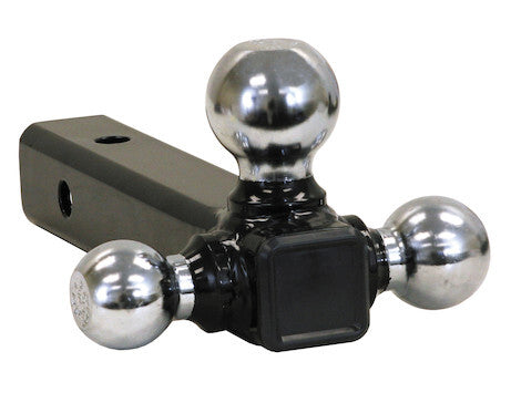 Buyers Tri-Ball Hitch Solid Shank With Chrome Balls 2 in. shaft.