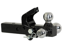Tri-Ball Hitch with Pintle Hook for 2 Inch Hitch Receivers