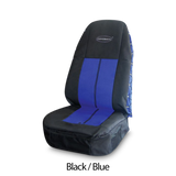 Seat Cover, Coveralls Black/Blue Cpn