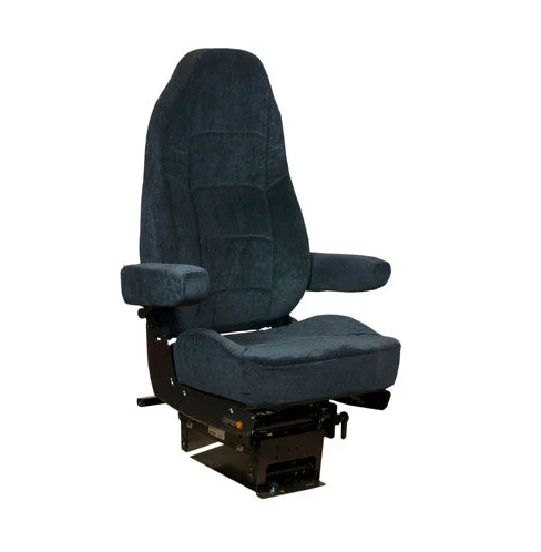 Seats Heritage Silver High-Back Air Ride Seat - Black