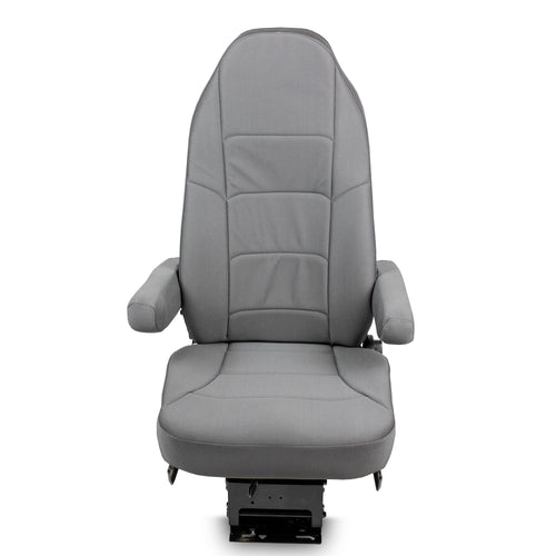 Seat, Heritage Silver, Tuff Cloth, Highback W/ Arms