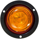 Peterson PC-Rated 2 1/2 inch Clearance & Side Marker Light Amber Flange