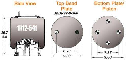 Goodyear Rolling Lobe Air Spring