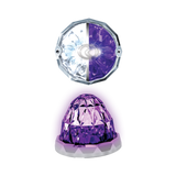 3.5" Jewel Style Watermelon Hero Marker Light - White and Purple Light / Clear Lens