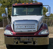 Griile Fits Freightliner Columbia CL112 / CL120 Grille Kit, Bullet 18 Gauge Stainless Steel