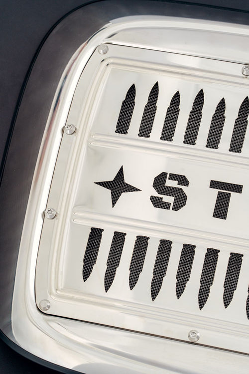 Griile Fits Freightliner Columbia CL112 / CL120 Grille Kit, Bullet 18 Gauge Stainless Steel