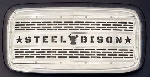 Griile Fits Freightliner Columbia CL112 / CL120 Grille Kit, Linear Oval 18 Gauge Stainless Steel