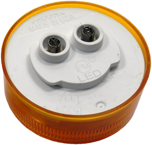 Peterson PC-Rated 2 inch Clearance & Side Marker Light Amber 12-24V