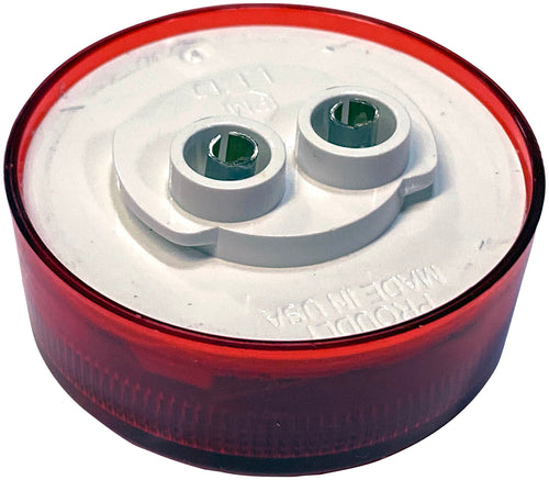 Peterson PC-Rated 2 inch Clearance & Side Marker Light Red 12-24V