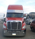 16” Drop Visor with 10 - 3/4” Light Holes fits Freightliner Cascadia (2007 & Newer) Cascadia Body Style (2018 & Newer)