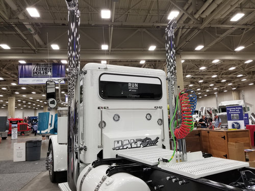 Lincoln Chrome Stack 5" X 84" Curved Id Chrome 5" ID (expanded)