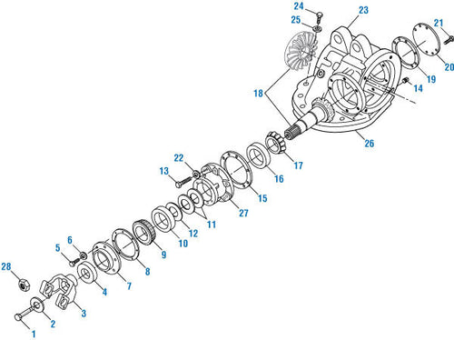 Cone Pinion Rear 22 Rollers 3.000in I.D. x 1.82in Width