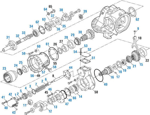 Interaxle Shaft 27 Spline Teeth Mack CRDP 95 Differential Application