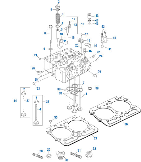 Head Gasket with standard Grommet Cummins 855 / N14 Engine application