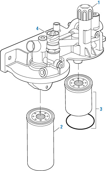 Fuel Filter Housing Fits Volvo, Mack MP7 MP8