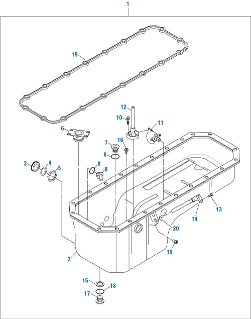 Dipstick Guide Tube Mack MP7/MP8 Engines Application Volvo D11/D13 Engines Application
