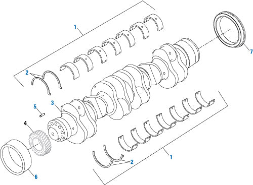 Oil Seal Kit Cummins ISX12, X15 Series Application 136131