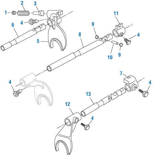 Direct Shift Fork ler Transmission application
