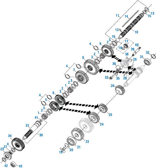 Mainshaft Gear 1st Fuller RT 910,915 Application