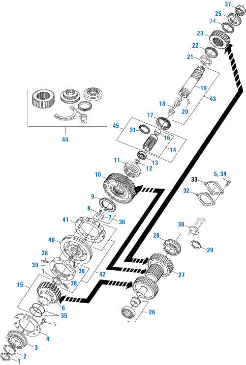 Mainshaft Gear Helix Fuller9513 / 12513 Series Application EF63860