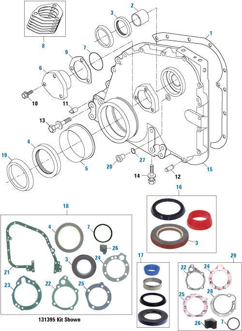 Seal Front Crank Oil Fits Cummins N14 & 855