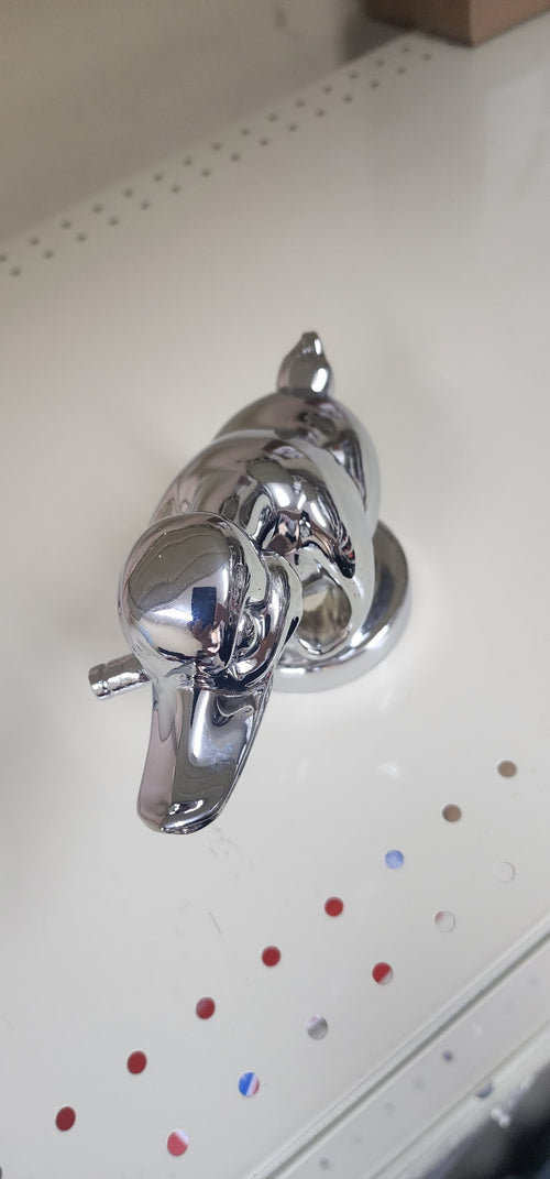 Chromed Hood Pull Ornament Dock