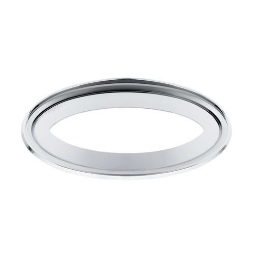 Chrome Bezel With Visor For 7-7/8" X 3-1/4" Peterbilt Emblem