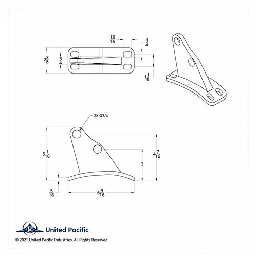 304 Stainless Steel Angled Exhaust Bracket For Peterbilt