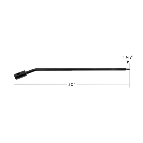 30" Shifter Shaft For Trucks-Glossy Black Fits Peterbilt