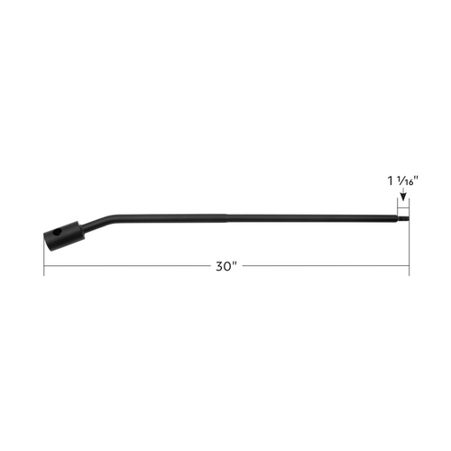 30" Shifter Shaft For Trucks-Matte Black Fits Peterbilt