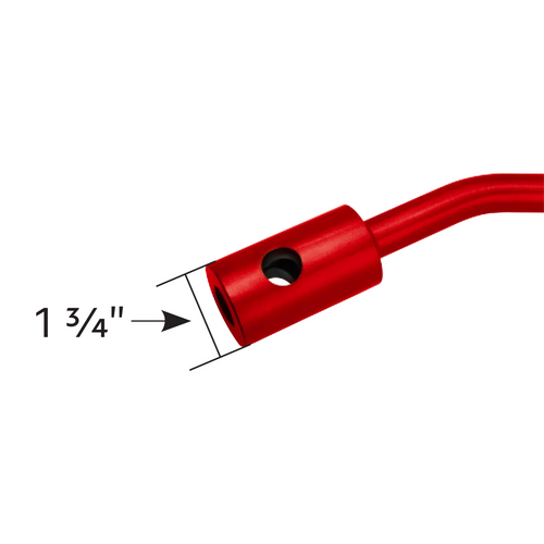 30" Shifter Shaft For Trucks-Candy Red Fits Peterbilt